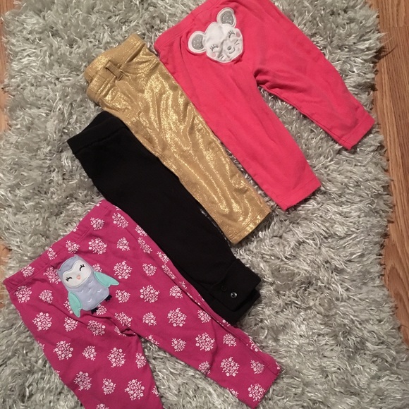 carters baby girl leggings